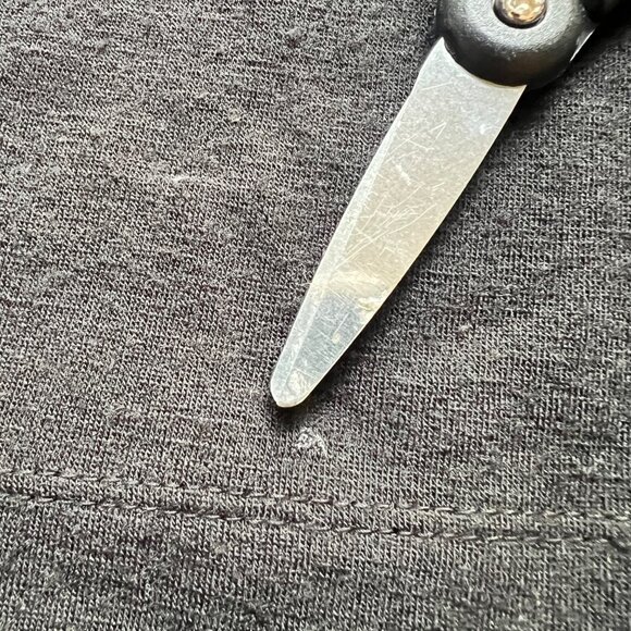 Diane Von Furstenberg Size L Black Wool Blend Long Sleeve Round Neck Sweater - Picture 5 of 13